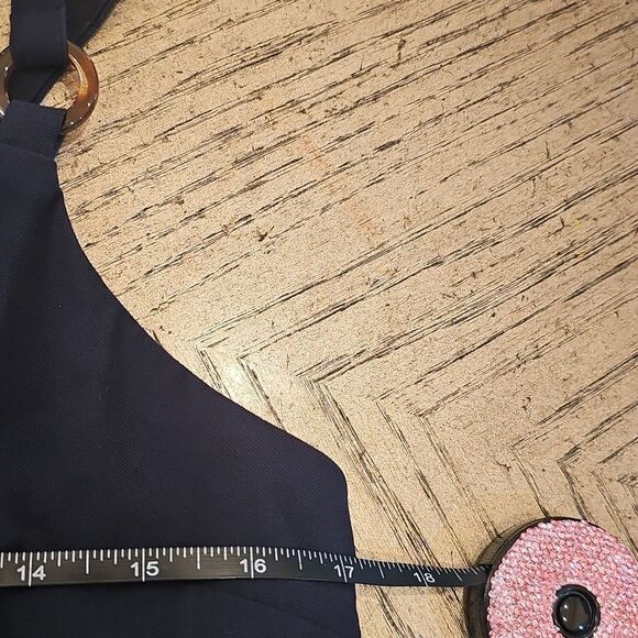 Topshop Navy Blue V NeckTank Top Camisole Size 6 - Picture 8 of 11